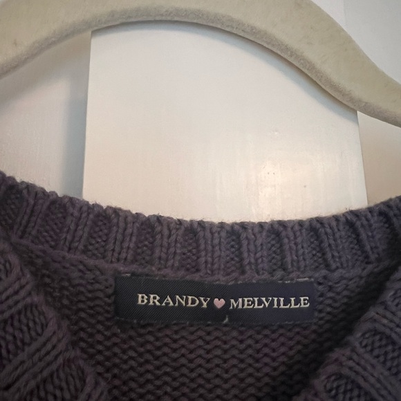 Brandy Melville Brianna Cotton Thick Stripe Sweater - Picture 5 of 6